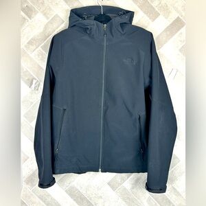 North Face Men’s Large fleece lined jacket Black